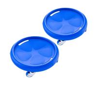 Roue abdominale, Roue d'exercice abdominale Fitness Roller Système for tout le corps Dessous de verre Exerciseurs abdominaux(2pcs)