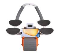 Roue abdominale, rouleau à rebond automatique, équipement d'exercice portable, renforcement du tronc, design intelligent auto-rebondissant, entraînement musculaire, entraînement à domicile, 20 x 20 x