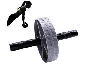 Roue abdominale - Rouleau abdominal à automatique, équipement d'entraînement à noyau solide antidérapant, roue de roulement d'entraînement de force pour l'exercice abdominal et l'entraînement