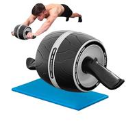 Roue Abdominale - Rouleau Abdominal pour Entraînement Double Roue,Appareil Compact Poignée Antidérapante Utilisation Intérieur Extérieur