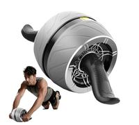 Roue abdominale | Rouleau de fitness silencieux à rebond pour le ventre - Équipement de renforcement musculaire pour hommes, adolescents et adultes