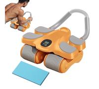 Roue abdominale | Support de coude à rebond automatique avec minuterie | Roue d'exercice | Pour exercices musculaires abdominaux, fitness, entraînement de force, maison, salle de sport, bureau