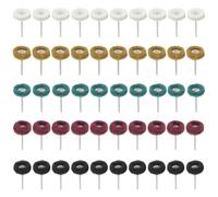 Roue Abrasifs à Lamelle Brosse Abrasive en Nylon de Mini foret de 50 pièces