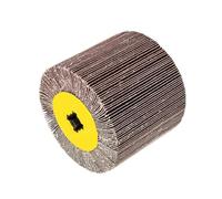 Roue abrasive d'ébavurage Meule à tambour for meulage, polissage, ébavurage, 40-320cm, 120 x 100 19mm, papier abrasif, brosse lamelles, 1 pièce(180)