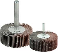Roue abrasive lamelle avec tige (Ø 40 x 20 mm, grain 60)