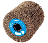 Roue abrasive pour satinage avec volets mixtes 100 x 100 mm grain 150