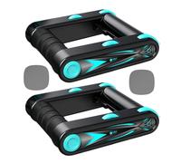 Roue ABS - Barre de pompes pliables, roue d'entraînement pour exercices abdominaux | Machine légère et antidérapante pour entraînement de force abdominale, pilates, gym, maison, extérieur et intérieur