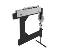 Roue anglaise de table, machine à rouleaux jusqu'à 15 mm d'épaisseur de tôle (noir)