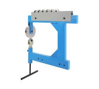 Roue anglaise de table, machine d'étirement à rouleaux jusqu'à 15 mm d'épaisseur de tôle (bleu)