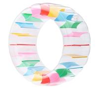 Roue Aquatique Gonflable, Anneau Roulant Aquatique Coloré, Nettoyage Facile et Écologique, Bouée d’Été pour Piscine, Jardin Cour Lac 120cm