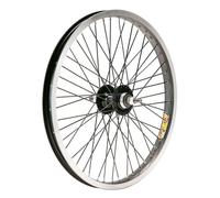 Gurpil Zac 30 36t Bmx 20´´ Rear Wheel Noir 9.5 x 110 mm Silver
