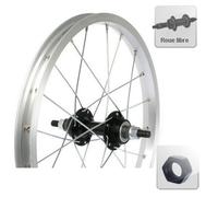 Roue arrière 12 pouces Roue libre pour vélo enfant ( Argent / 12" (0-21mm) | Filetage roue libre )