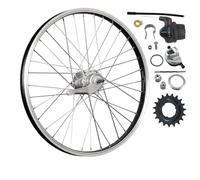 Roue arrière 20 Pouces, Jante Aluminium, moyeu à Vitesses intégrées Shimano Nexus Inter-3, Frein à rétropédalage, Noire