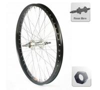 Roue arrière 20 pouces pour BMX roue libre ( Noir / 20" (0-23mm) | Filetage roue libre )