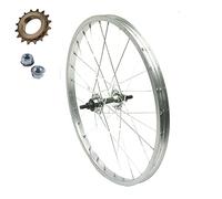 Roue arrière 20 x 1.75 + pignon 16 dents 1 V vélo Graciella VTT City Bike | aluminium/acier