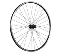 Roue arrière 28 Pouces avec moyeu Shimano FH-QC400, Jante Double paroi, Noire, 7-11 Vitesses, Frein à Disque
