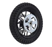 Roue Arrière Aramox, 12,5 X 2,75 Pouces de Remplacement de Pneu de Roue Arrière en Caoutchouc Antidérapant en Caoutchouc pour Coolster 2 Temps Mini Dirt Bike QG-50