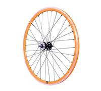 Roue arrière axe plein jante moyeu CGN Fixie 700 Mach1 430 - orange - 28mm/1300g
