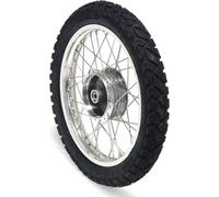 Roue arrière complète 1,5x16" jante en aluminium + rayons en acier inoxydable + pneu Heidenau K42
