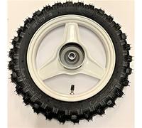 Roue arrière compléte pour PW50 Yamaha Piwi 50cc Jante Blanche