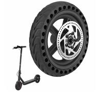 Roue arrière complète pour trottinette Xiaomi - LIAIKI - Compatible M365 et Essential - Pneu plein anti-crevaison