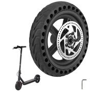 Roue Arrière Complète Xiaomi Trottinette M365-1s-Essential-3 avec Disque Pneu Plein Anti Crevaison Antidérapant Increvable 8 5”