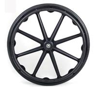 Roue arrière de fauteuil roulant manuel 24" Roue de rechange for fauteuil roulant, 24 X 1 3/8, roue non gonflable, pièces de rechange for fauteuil roulant, (taille : 1 pièce)