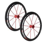 Roue Arrière de Rechange pour Fauteuil Roulant Sport 24 Pouces, 24 X 1/23-540, Pneu À Pneumatique, Roulement 12,7 mm/1/2", 1 Paire