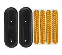 Roue Arrière de Scooter, Enjoliveurs, Bagues de Garniture, Accessoires de Moyeu, Couvercle Décoratif Latéral, étui de Protection pour Scooter avec Autocollant Réfléchissant