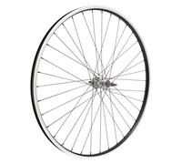 Roue arrière de vélo de 28 ", jante en aluminium, 36 rayons, moyeu à bride haute pour trekking/vélo de ville