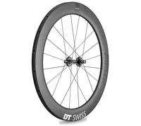 Roue arrière de vélo DT Swiss TRC 1400 DICUT 65 T en carbone - Noir