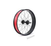 Roue arrière de vélo Fat Bike 20 x 4,0 Pouces, 24/26 Pouces, pour vélo de Neige/Plage, Rayons 36 x 14G, Frein à Disque à dégagement Rapide, moyeu arrière 195 mm 36H, Jante arrière pour Volant d'inert