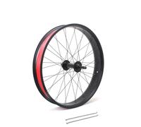 Roue arrière de vélo Fat Bike 20 x 4,0 pouces, 24/26 pouces, pour vélo de neige/plage, rayons 36 x 14G, frein à disque à dégagement rapide, moyeu arrière 195 mm 36H, jante arrière pour volant d'inerti