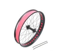 Roue arrière de vélo Fat Bike 20 x 4,0 pouces, 24/26 pouces, pour vélo de neige/plage, rayons 36 x 14G, frein à disque à dégagement rapide, moyeu arrière 195 mm 36H, jante arrière pour volant d'inerti