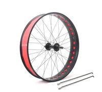 Roue arrière de vélo Fat Bike 20 x 4,0 pouces, 24/26 pouces, pour vélo de neige/plage, rayons 36 x 14G, frein à disque à dégagement rapide, moyeu arrière 195 mm 36H, jante arrière pour volant d'inerti