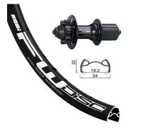 Roue arrière 6 vis XLC FW-A05 Rodi Di.32T. Va.8.5 S/Oe.N. Argenté
