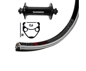 Roue arriére Exal Winora Xr-1 32 Tr.Sh.Tiagra Blo.Ra. 700C 100 mm Noir