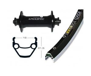 Roue arriére Exal Winora Zx 19 36Tr.Deore 510 Blo.Ra. Noir