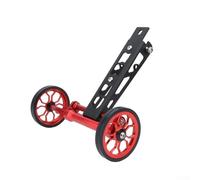 Roue arrière facile de 80 mm pour vélo pliable Birdy série 1, 2, 3 avec support en alliage d'aluminium et roulements scellés à roulement lisse (60 mm, noir)
