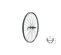Roue arrière Kellys Draft V-Brake R 26" Noir