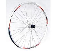 Roue arrière pour VTT - Gurpil - ZAC cassette aluminium 7 vitesses - argenté - 26 pouces