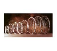 Gurpil 700c Steel Rear Wheel Blanc 9 x 130 mm Silver