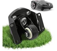 Roue arrière rotative à 360° pour robot tondeuse - Roue de rechange pré-montée avec roulement à billes - Compatible avec Gardena R40Li, Husqvarna 105, Flymo 1200, McCulloch ROB, rotation en douceur
