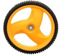 Roue arrière tondeuse - Husqvarna McCulloch 5324035-09 - Avec roulement à billes - pour tonte gazon - 293x45mm Orange