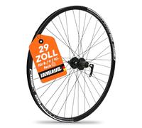 Roue arrière VTT 29" - Frein à disque 6 trous - QR 9/10 × 135 - Shimano HG 8-11 vitesses - Jante et moyeu en aluminium - 36 rayons - Noir LOEVELOSI