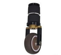 Roue auxiliaire de vélo pliable avec tige de selle pour un soutien et un mouvement fluide sur la plupart des vélos pliants (roue rotative B)