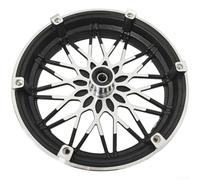 Roue avant 3.00-10 Système de frein à disque pour scooter électrique - Roue solide en alliage d'aluminium absorbant les chocs pour une conduite en douceur