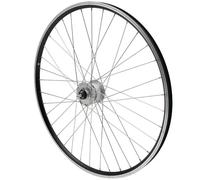 Roue avant alu double paroi moyeu (éclairage avant) - moyeu écrou jante Velox Er10 Shimano Dynamo Dh2N -2.4W - V-Brake 19C Noir