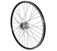 Roue avant alu double paroi moyeu jante Velox Er10 Shimano Dynamo Dh2N -2.4W 19C Noir 27,5"