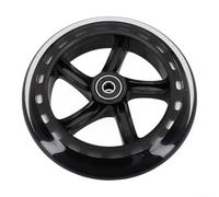 Roue avant de 15,2 cm en polyuréthane de 145 mm avec roulement de 22 mm, noyau de 30 mm d'épaisseur, haute élasticité, faible bruit, remplacement pour trottinettes et fauteuils roulants d'extérieur